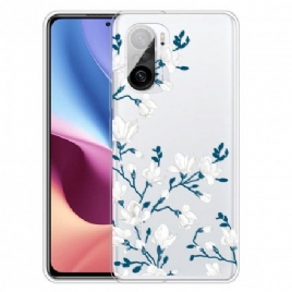 Deksel Til Xiaomi Mi 11i 5G / Poco F3 Hvite Blomster