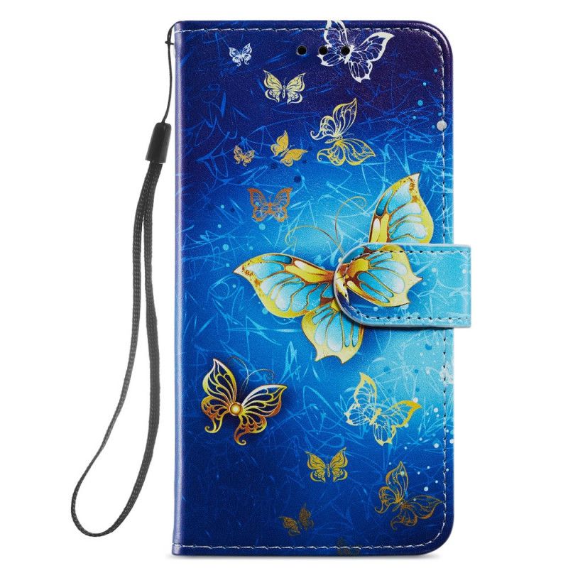 Folio Deksel Til Xiaomi Mi 11i 5G / Poco F3 Flygende Sommerfugler