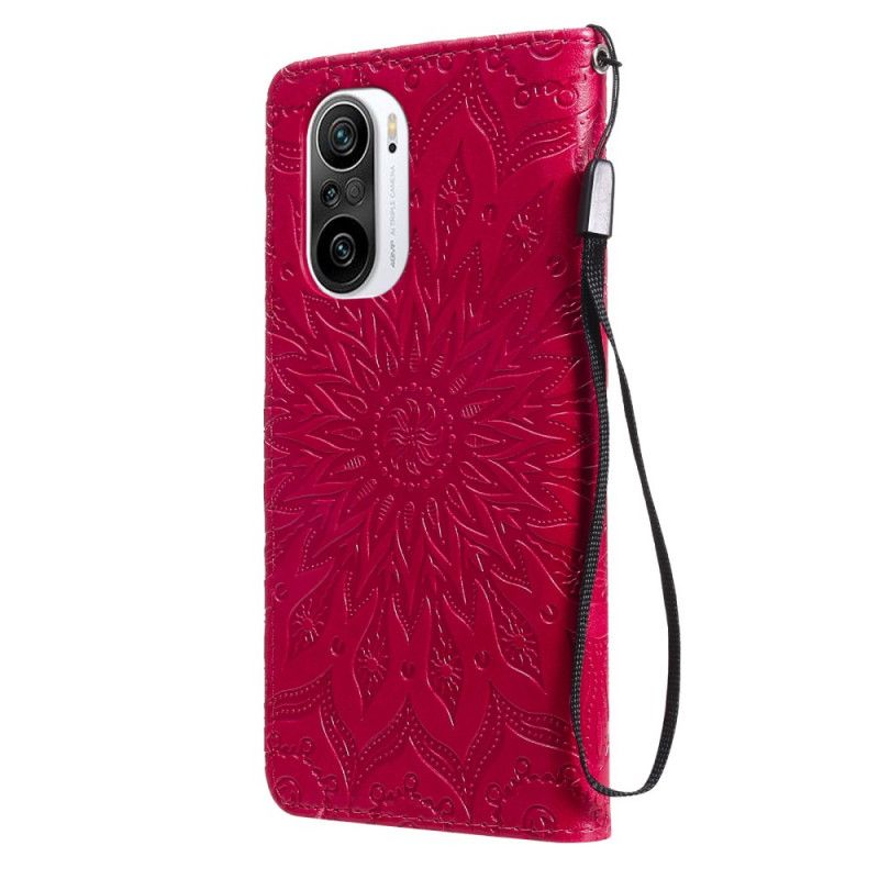 Folio Deksel Til Xiaomi Mi 11i 5G / Poco F3 Solblomst