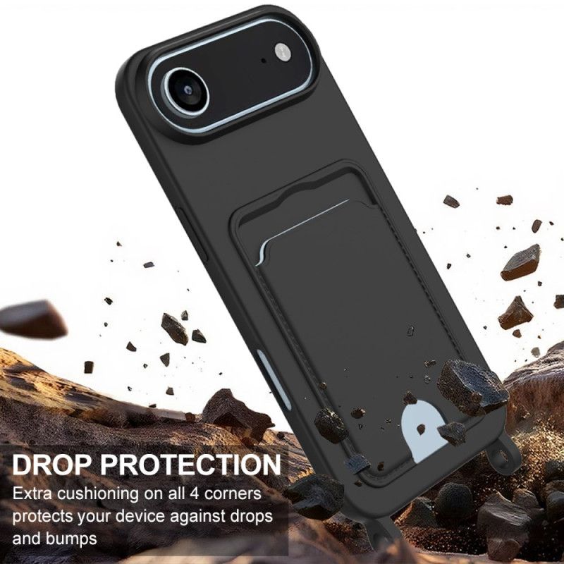 Deksel iPhone Air Kortholder Med Snor