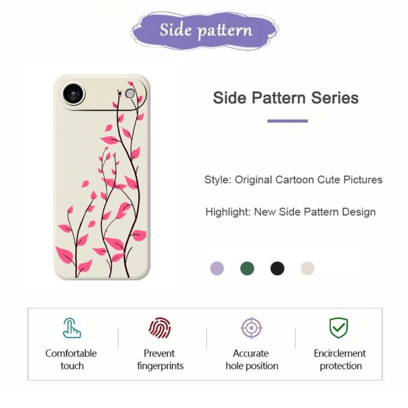 Deksel iPhone Air Mobildeksel Fargerike Blader