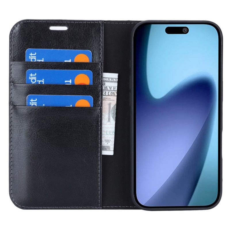 Folio Deksel iPhone Air Ekte Lær Beskyttelse Deksel