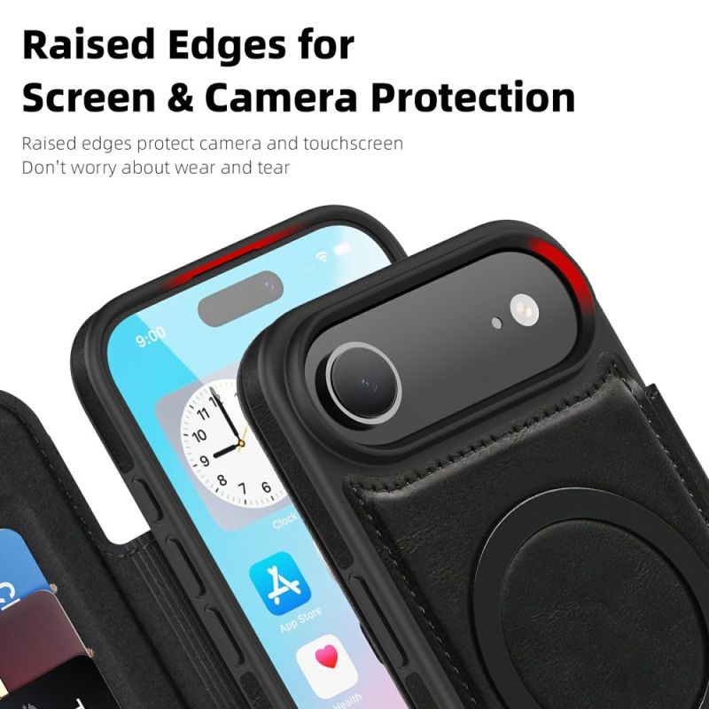 Folio Deksel iPhone Air Magsafe Kompatibel Med Rfid-kortholder Beskyttelse Deksel