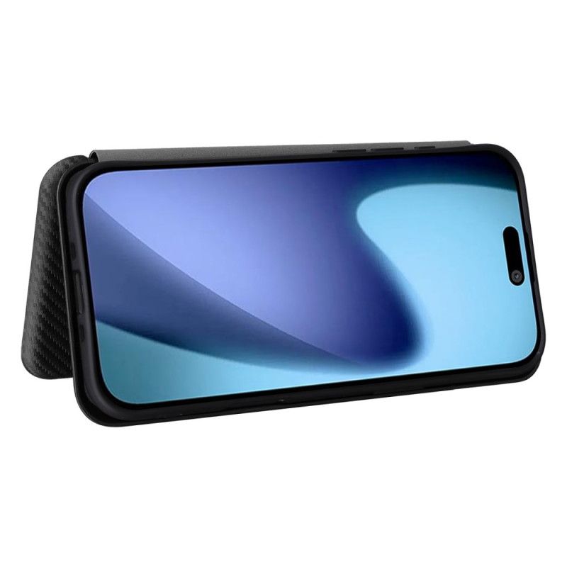 Folio Deksel Lær iPhone Air Mobildeksel Karbonfiber