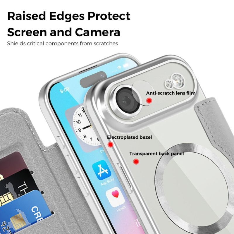 Folio Deksel Til iPhone Air Magsafe-kompatibel Vattert