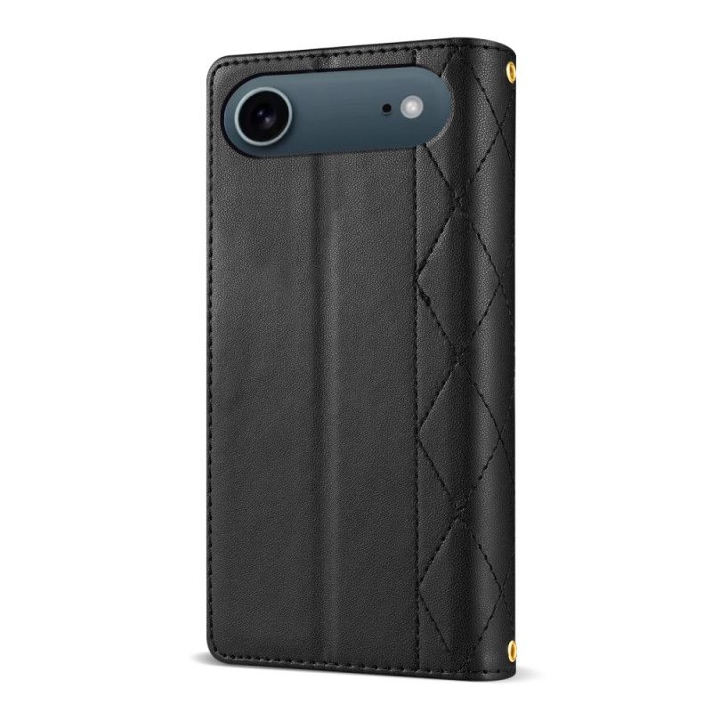 Folio Deksel Til iPhone Air Vattert Med Snor Og Skulderstropp