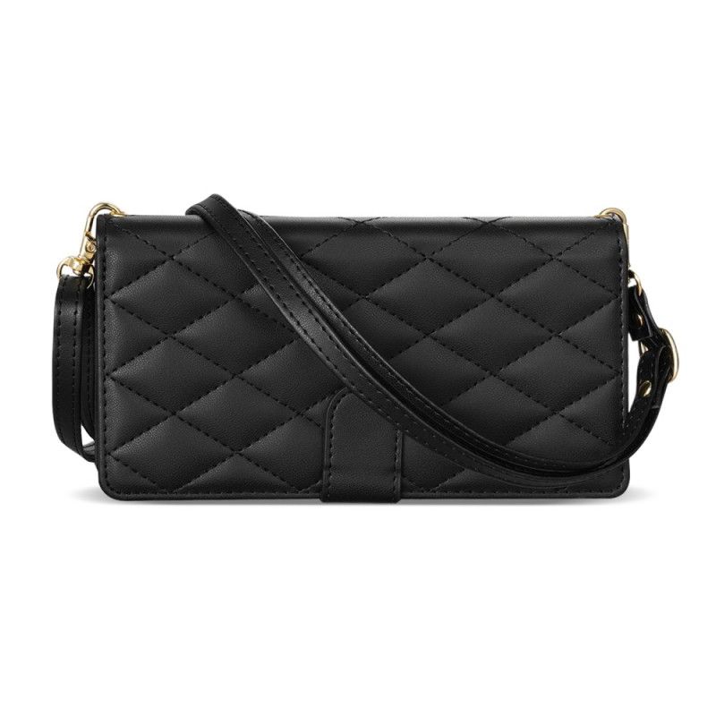 Folio Deksel Til iPhone Air Vattert Med Snor Og Skulderstropp