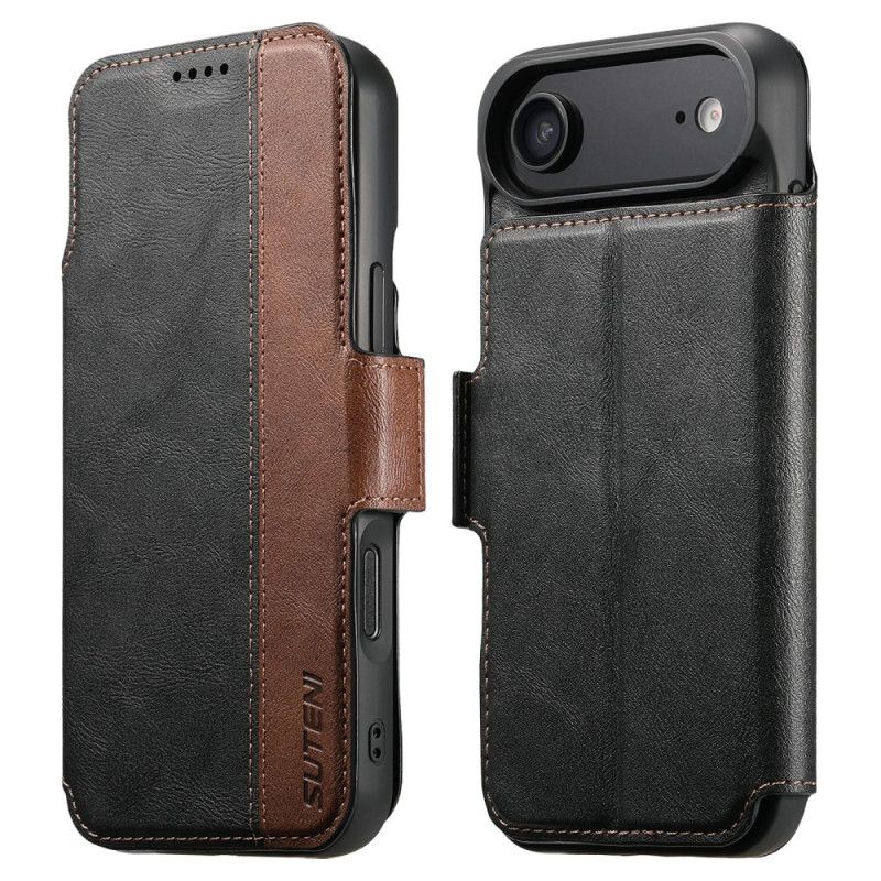 Lærdeksel Folio Deksel iPhone Air Mobildeksel Avtakbart Magsafe-etui 2-i-1 Suteni