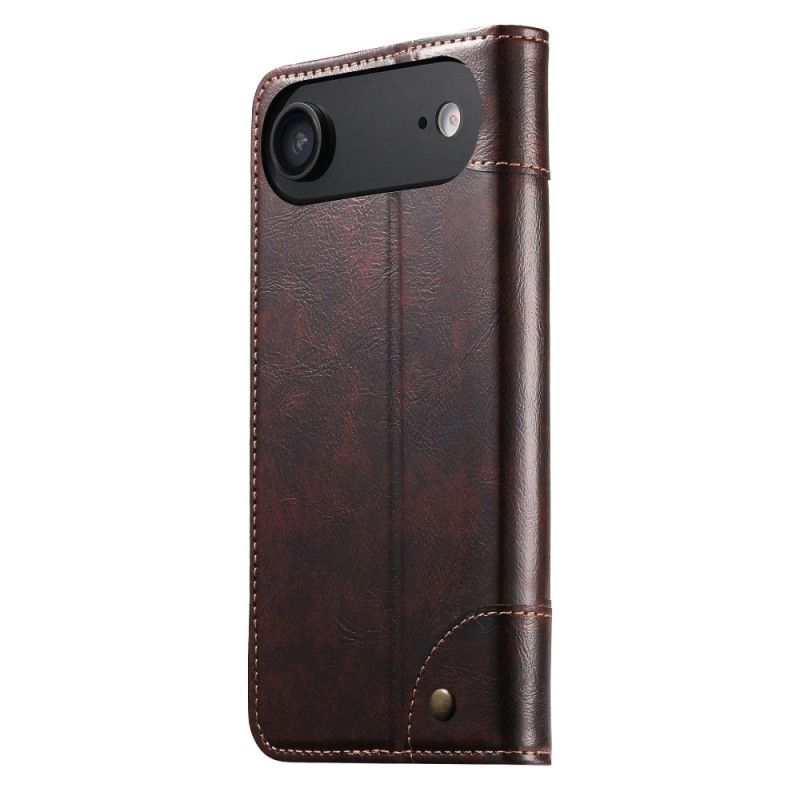 Lærdeksel Folio Deksel iPhone Air Vintage Suteni