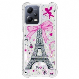 Deksel Til Poco X5 5G Eiffeltårnets Paljetter