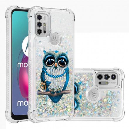 Deksel Til Moto G10 / G30 Frøken Glitterugle