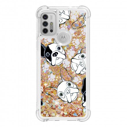 Deksel Til Moto G10 / G30 Mr Glitter Dog