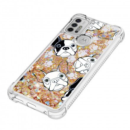Deksel Til Moto G10 / G30 Mr Glitter Dog