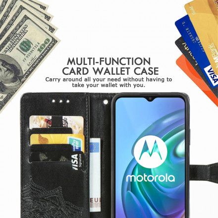 Folio Deksel Til Moto G10 / G30 Middelaldermandala