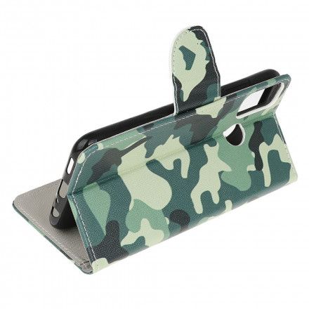 Folio Deksel Til Moto G10 / G30 Militær Kamuflasje