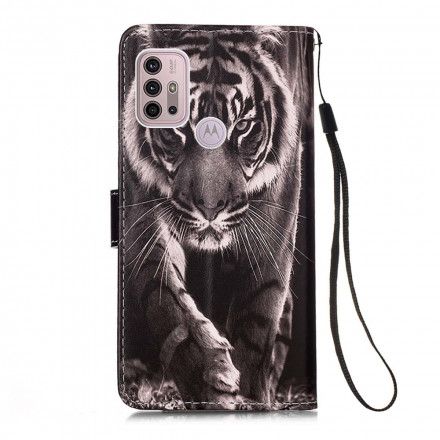 Folio Deksel Til Moto G10 / G30 Natttiger