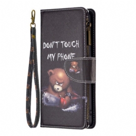 Lærdeksel Til Xiaomi 13 Lite Lommebok Lærdeksel Dangerous Bear Wallet