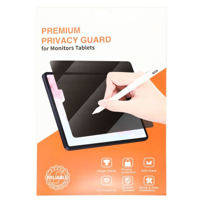 Anti-spion Skjermbeskytter I Herdet Glass For Samsung Galaxy Tab S10 Lite / S10 Fe / S9 / S9 Fe / S8 / S7