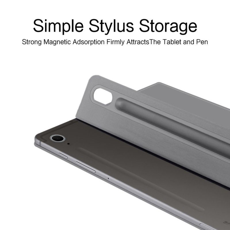 Case Etui Samsung Galaxy Tab S10 Fe Mobildeksel Magnetisk Stativ Og Automatisk Dvale-/vekkefunksjon