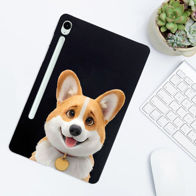 Deksel Samsung Galaxy Tab S10 Fe Corgi-mønster Beskyttelse Deksel