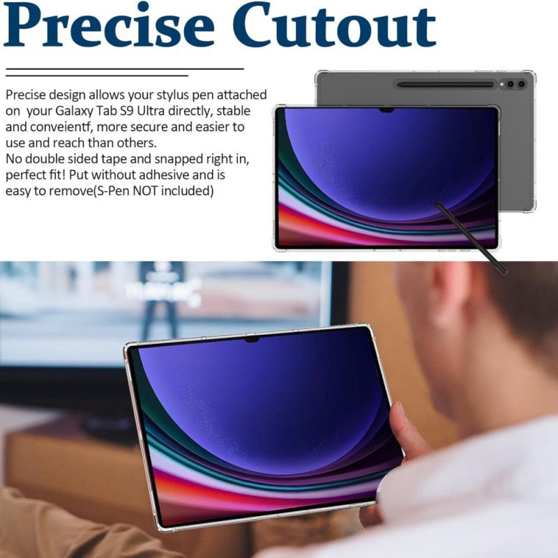 Deksel Til Samsung Galaxy Tab S10 Fe Gjennomsiktig Hd