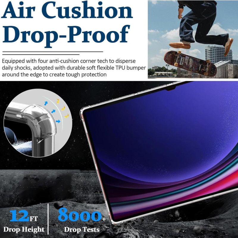 Deksel Til Samsung Galaxy Tab S10 Fe Gjennomsiktig Hd