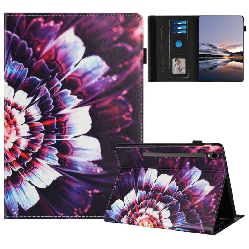 Etui Samsung Galaxy Tab S10 Fe Blomsterdesign