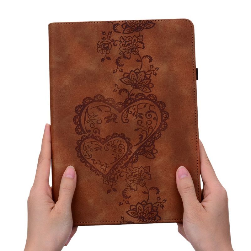 Etui Samsung Galaxy Tab S10 Fe Hjerter Beskyttelse Deksel