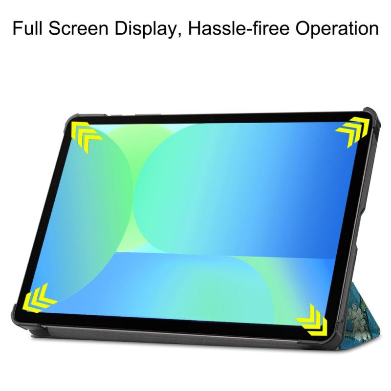 Samsung Galaxy Tab S10 Fe Blomstermotiv