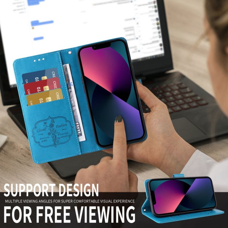 Folio Deksel Oneplus 15r Floralie Beskyttelse Deksel
