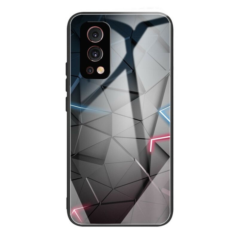 Deksel Til OnePlus Nord 2 5G Geometri Herdet Glass