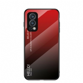 Deksel Til OnePlus Nord 2 5G Hei Herdet Glass