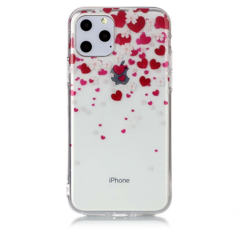 Deksel Til iPhone 11 Pro Hjerteregn