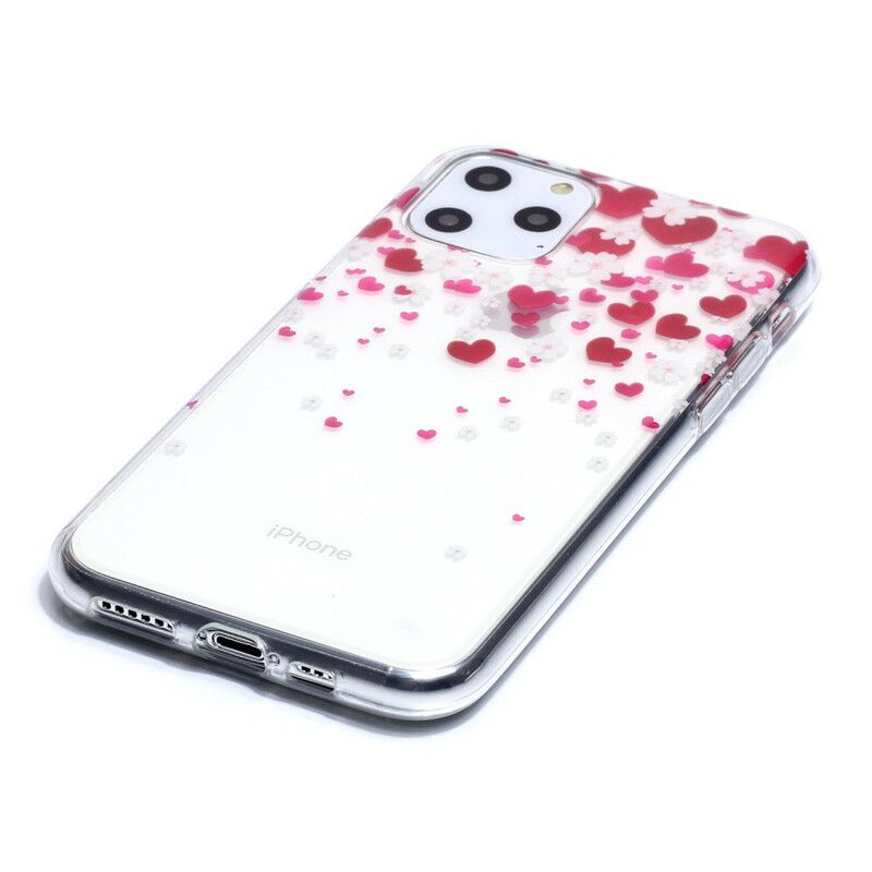 Deksel Til iPhone 11 Pro Hjerteregn