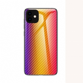 Deksel Til iPhone 11 Pro Karbonfiberherdet Glass