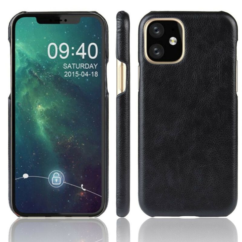 Deksel Til iPhone 11 Pro Lichi Skinneffekt