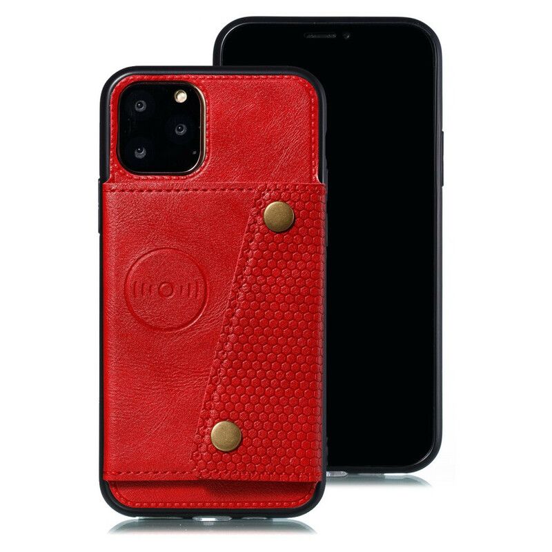 Deksel Til iPhone 11 Pro Lommebok Lærdeksel Snap Lommebok
