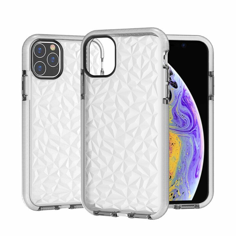 Deksel Til iPhone 11 Pro Transparent Diamanttekstur