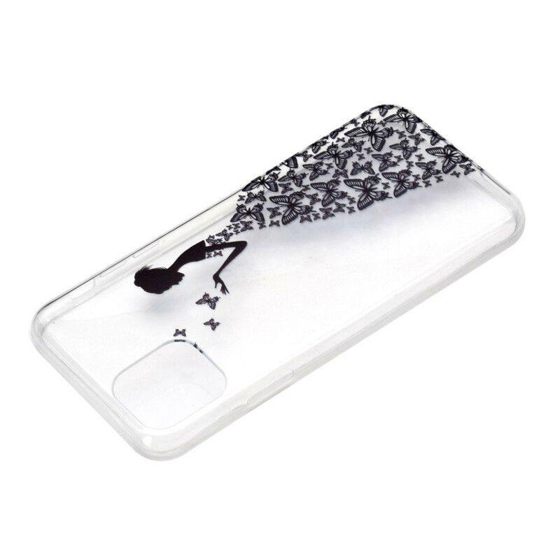 Deksel Til iPhone 11 Pro Transparent Sommerfuglkjole