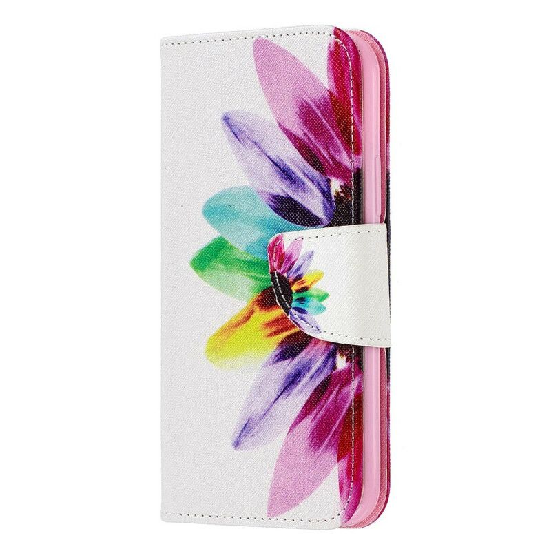 Folio Deksel Til iPhone 11 Pro Akvarellblomst