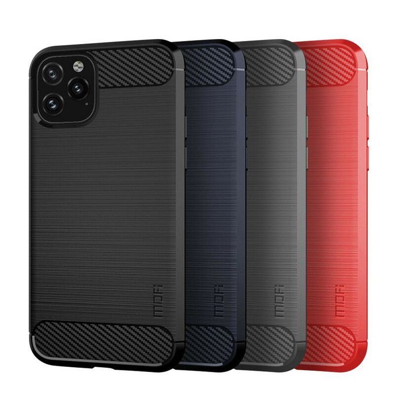Mobildeksel Til iPhone 11 Pro Mofi Børstet Karbonfiber