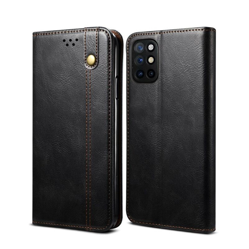 Beskyttelse Deksel Til OnePlus 8T Folio Deksel Vokset Kunstskinn