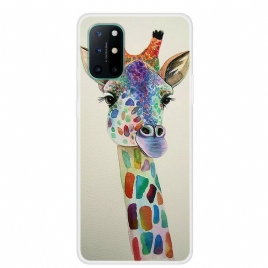 Deksel Til OnePlus 8T Fargerik Giraff