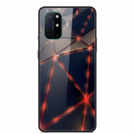 Deksel Til OnePlus 8T Rød Rayon Herdet Glass