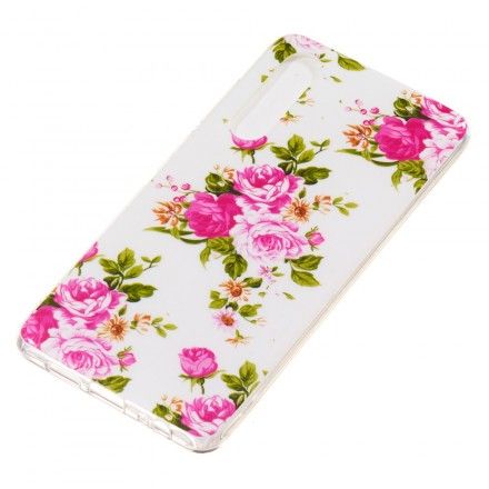 Deksel Til Huawei P30 Fluorescerende Liberty-blomster