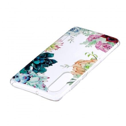 Deksel Til Huawei P30 Sømløse Akvarellblomster