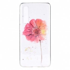 Deksel Til Huawei P30 Sømløst Blomstermønster I Akvarell