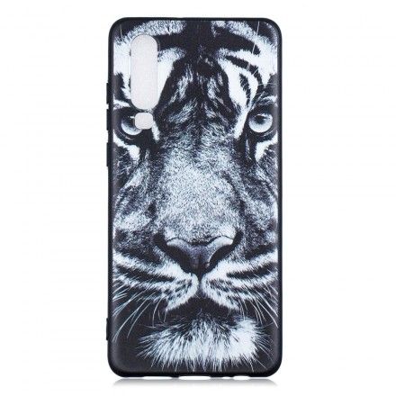 Deksel Til Huawei P30 Svart Og Hvit Tiger