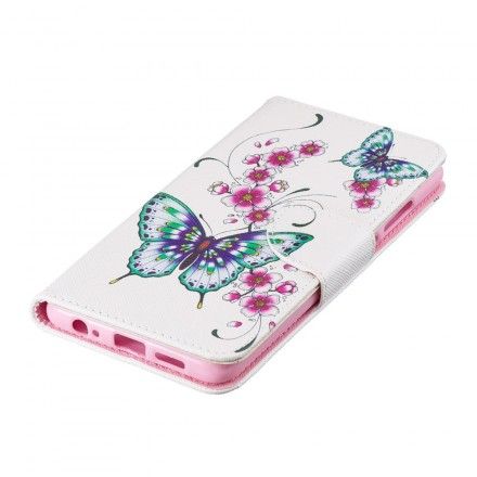 Folio Deksel Til Huawei P30 Fantastiske Sommerfugler