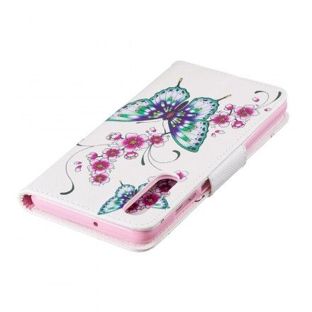 Folio Deksel Til Huawei P30 Fantastiske Sommerfugler